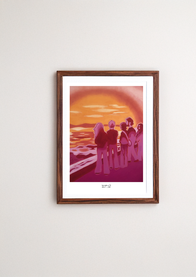 Reproduction imprimée Les amis 2