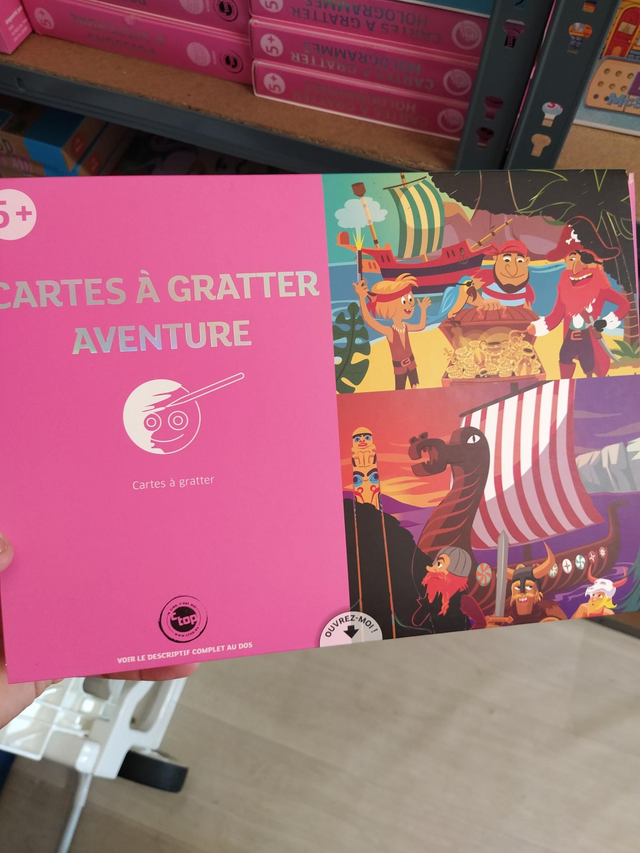 CARTES A GRATTER AVENTURE