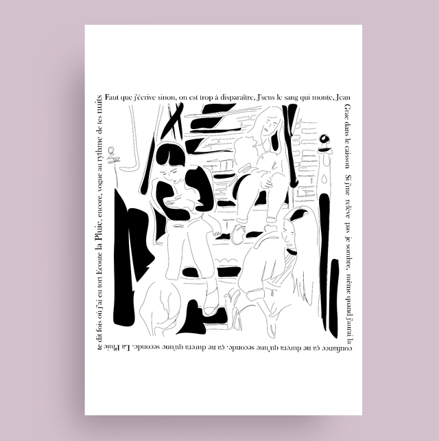 Illustration "Montréal" (A4)