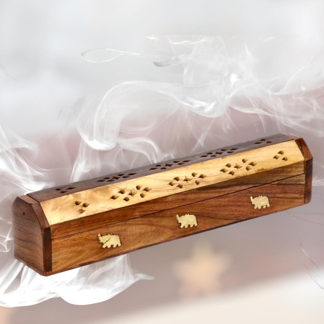 Boîte à encens &quot;Éléphants&quot;