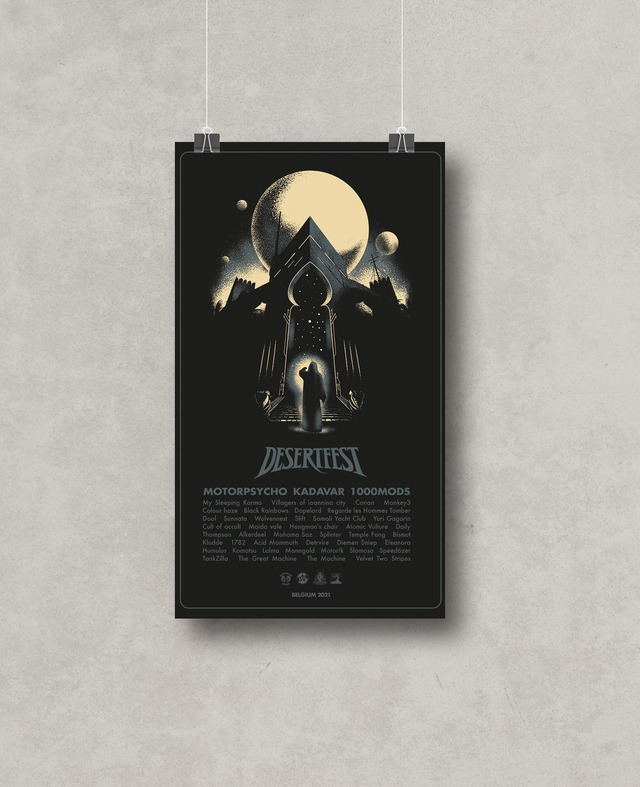 Silkscreen poster Antwerp 2021