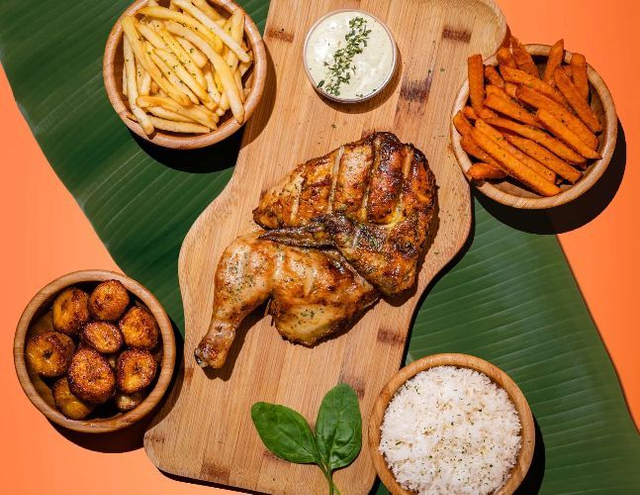 Cuisse de poulet braisé +1 accompagnement au choix