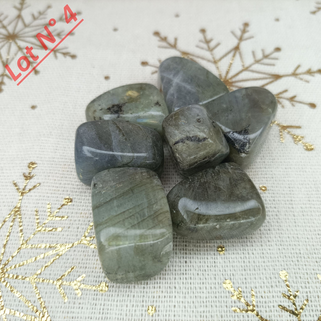 Labradorite / Pierres Roulées / Lot N° 4