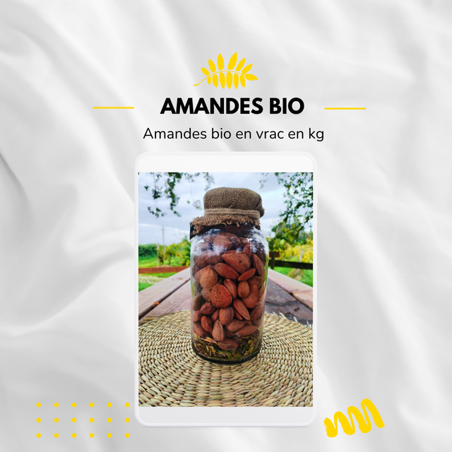 Amandes en vrac le kg