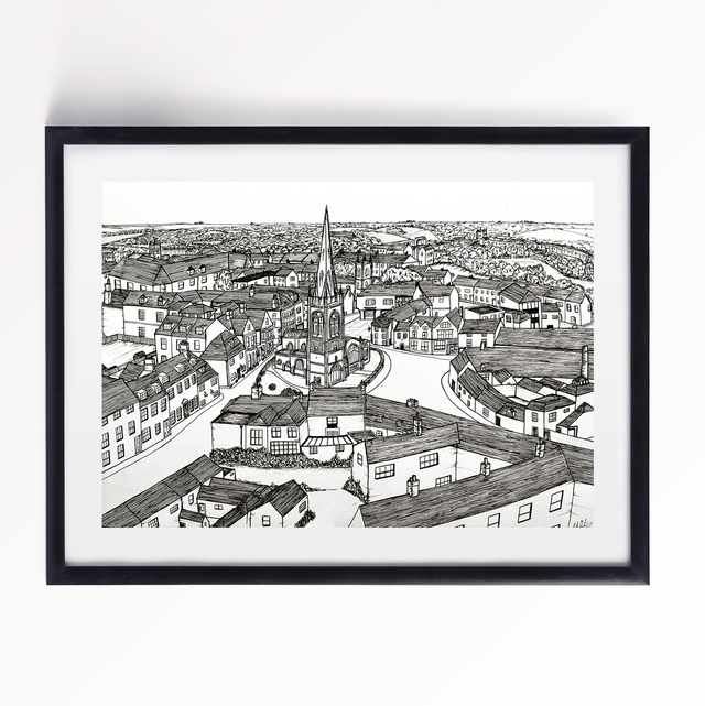 Stamford From Above (All Saints Church)