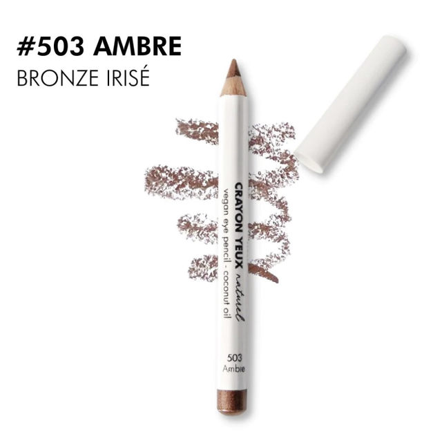 Crayon yeux naturel et vegan - Bronze - #503 AMBRE - Clever Beauty