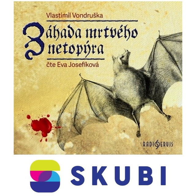 CD audiokniha Záhada mrtvého netopýra - Vlastimil Vondruška, čte Eva Josefíková