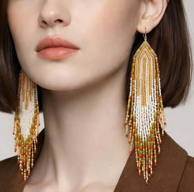 Boucles d'oreilles freesia