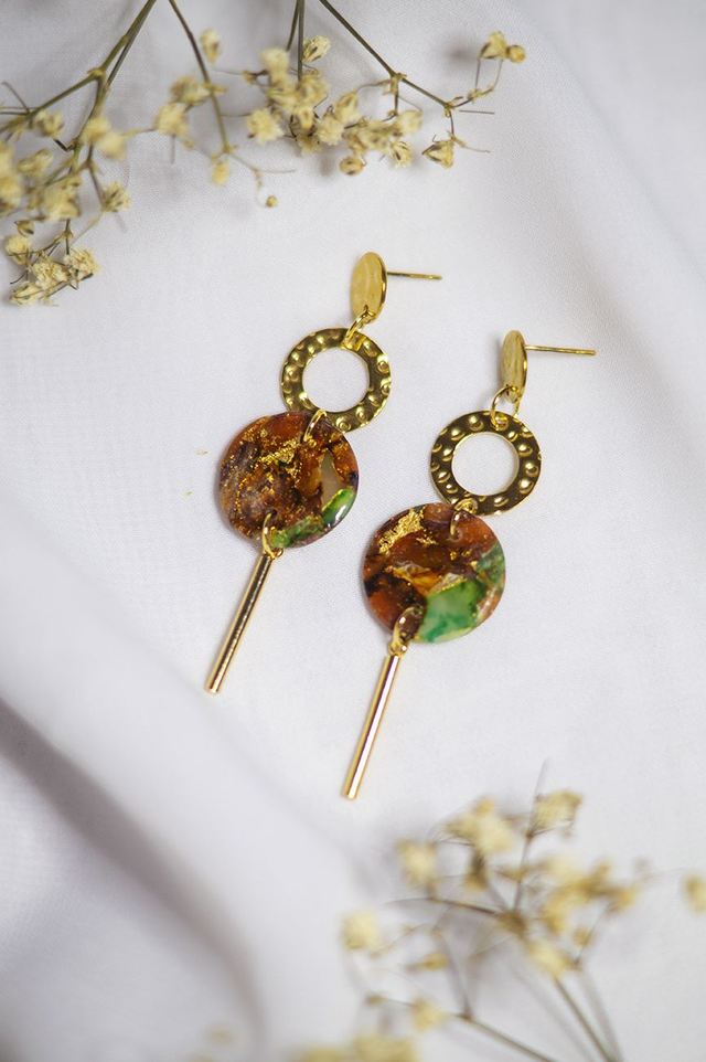 Coloris éclats chocolat - Boucles Eclipse 