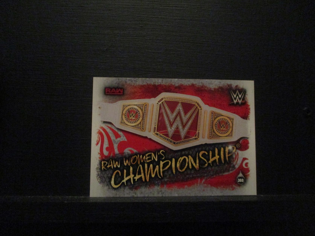Raw Women's Championship - Championship Slam Attax Live Original Trading Card #360