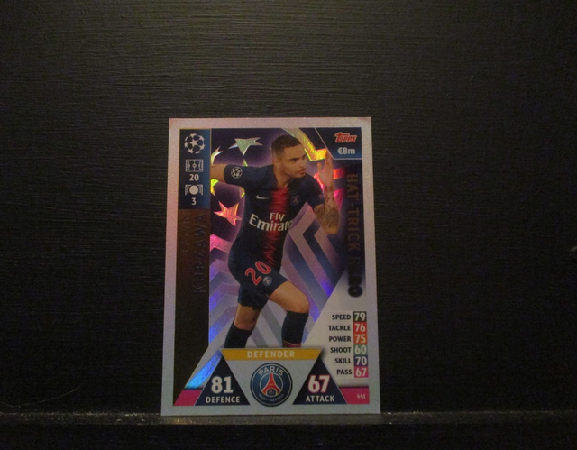 Layvin Kurzawa - UEFA Champions League Match Attax 2018/19 Original Trading Card #441