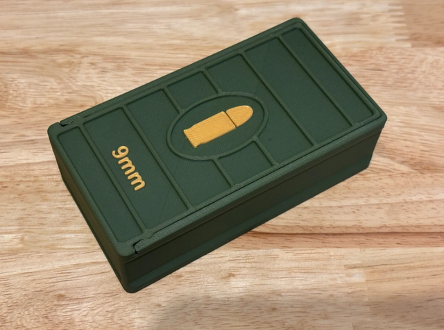 Boîte de rangement 9mm