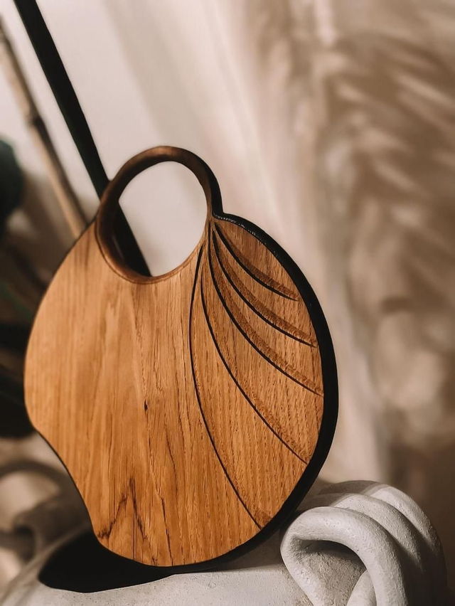 Planche ronde en Chêne