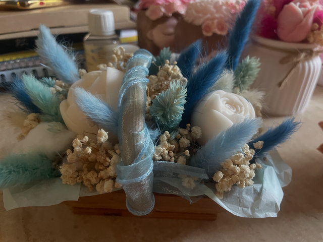 Bouquet bleu 