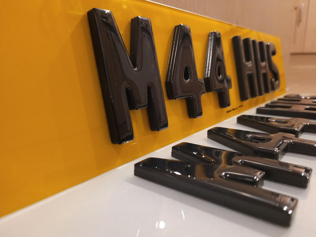 6mm Black 4D with Black Gel