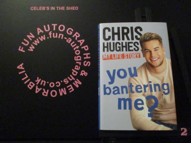 Chris Hughes 'You Bantering Me' Authentic Autographed Hardback Book (2)