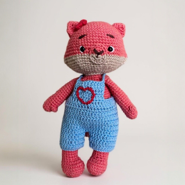 Boneca Amigurumi Raposinha Fofa