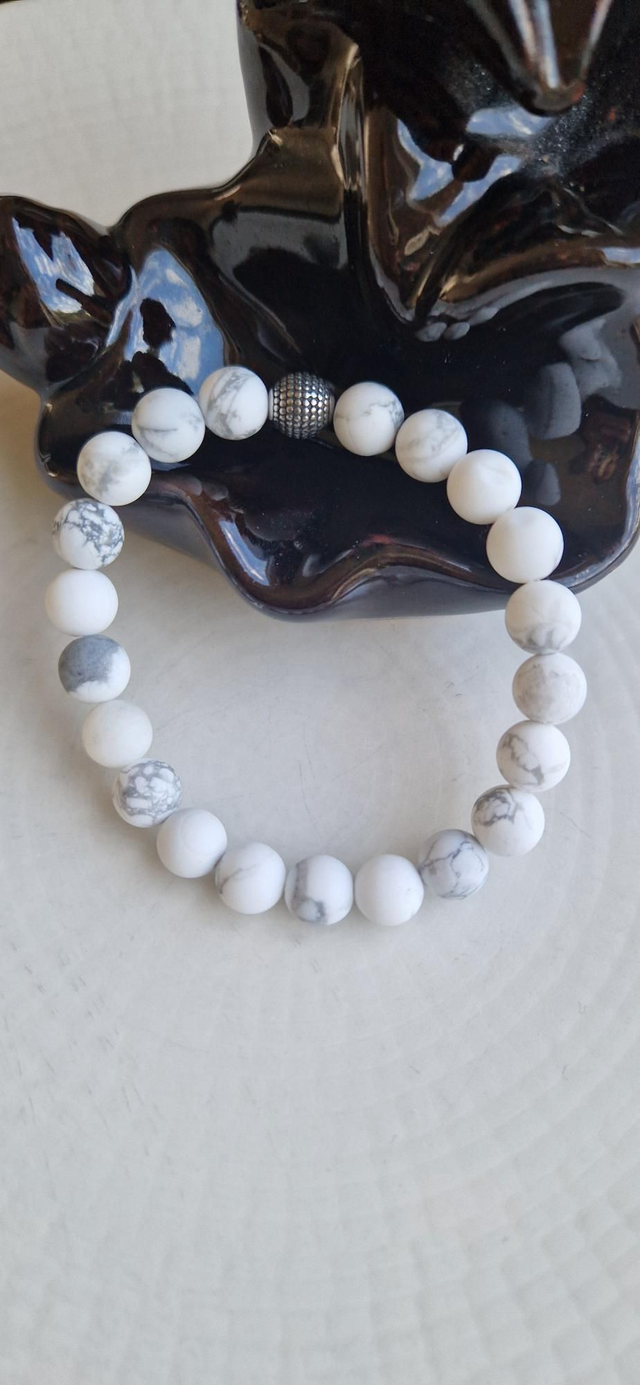 Bracelet HOWLITE 8mm