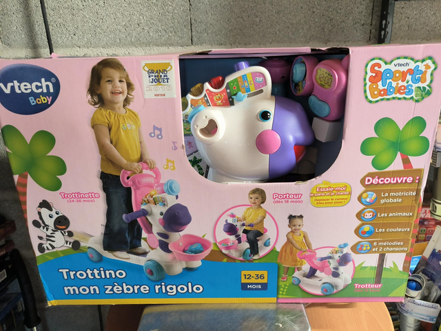 VTECH TROTTINO MON ZEBRE RIGOLO