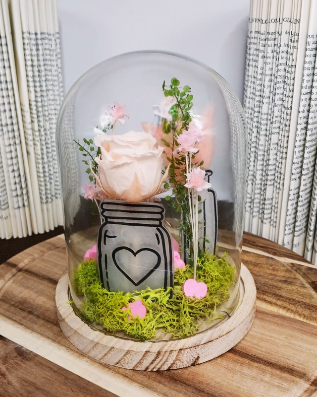 Trésor Botanique - Cloche en verre 