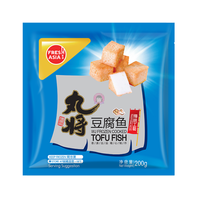丸将 Wan Jiang 丸将鱼豆腐200g WJ Frozen Fish Tofu