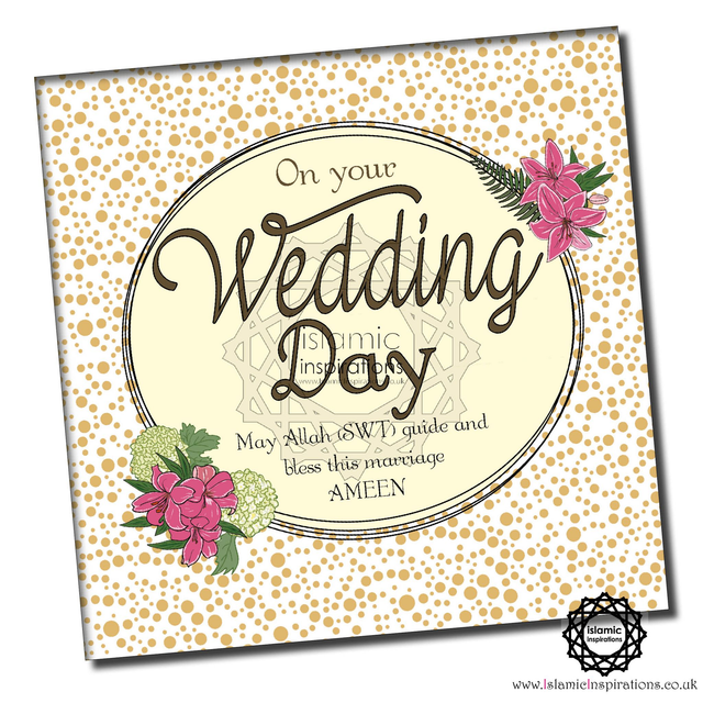 Wedding Day Greeting Card - WWC037