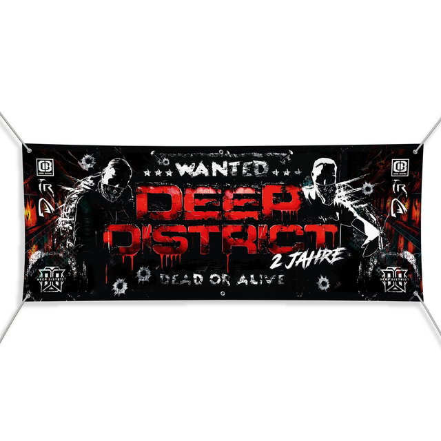 2 Jahre Deep District Banner
