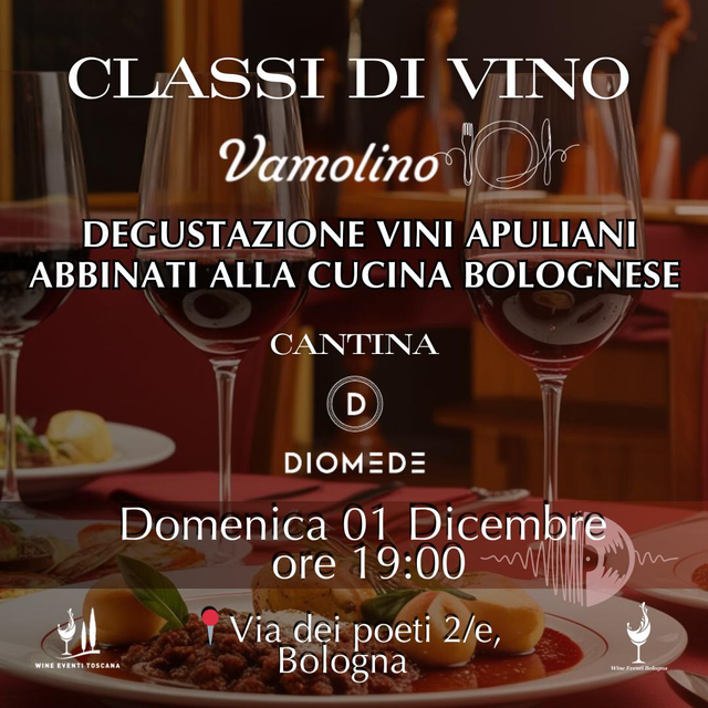 Degustazione Vamolino 1 dicembre. 