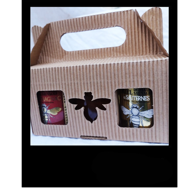 Coffret Sauternes Armagnac Miel 3 Pots De 125g