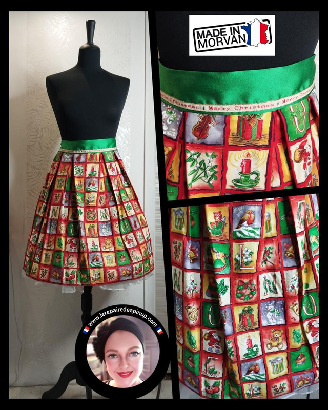 Jupe Modèle Merry Christmas T44