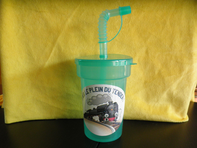 Gobelet lavable bleu turquoise