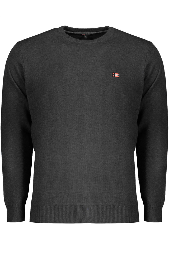 10285NORWAY 1963 MAGLIA UOMO NERO