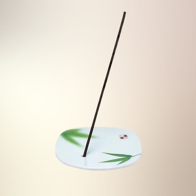 Røgelsesholder - Bambusblade