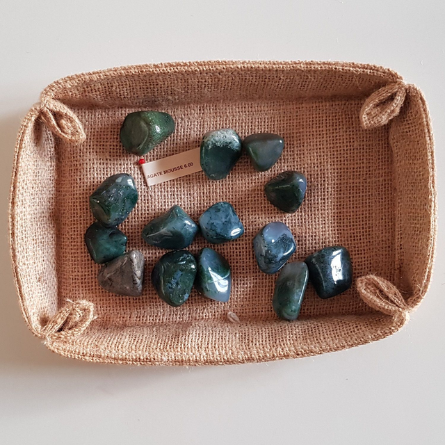 Agate Mousse / Pierre semi-précieuse