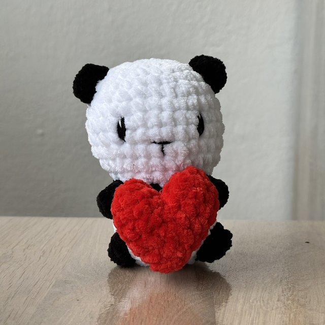Panda cœur