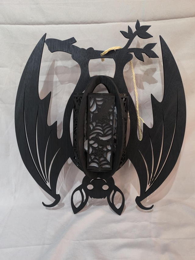 Lanterne suspendue chauve souris 