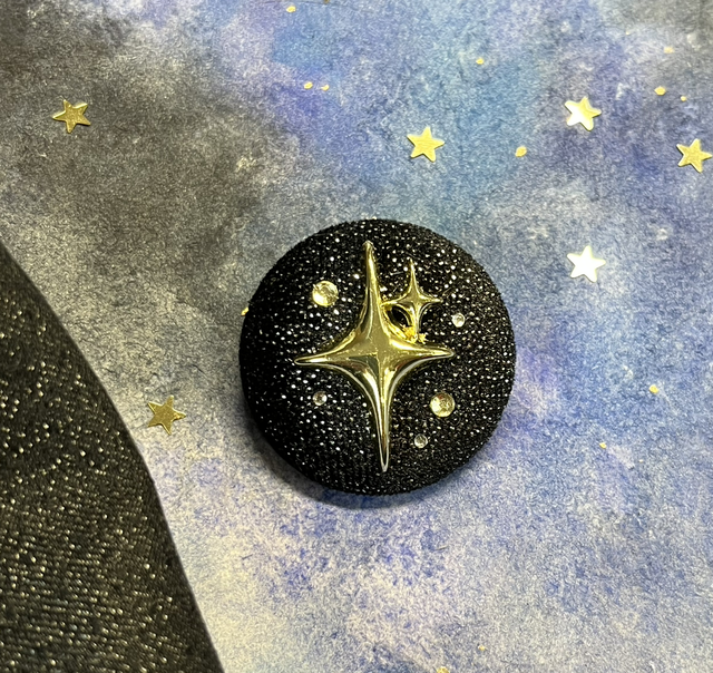 Broche nuit étoilée