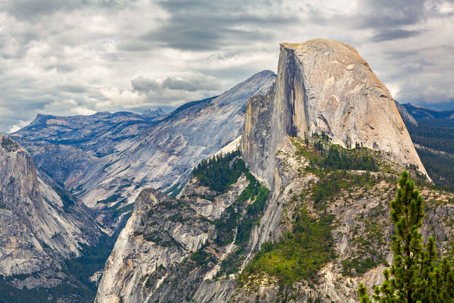Majesty of Half Dome. Yosemite National Park.