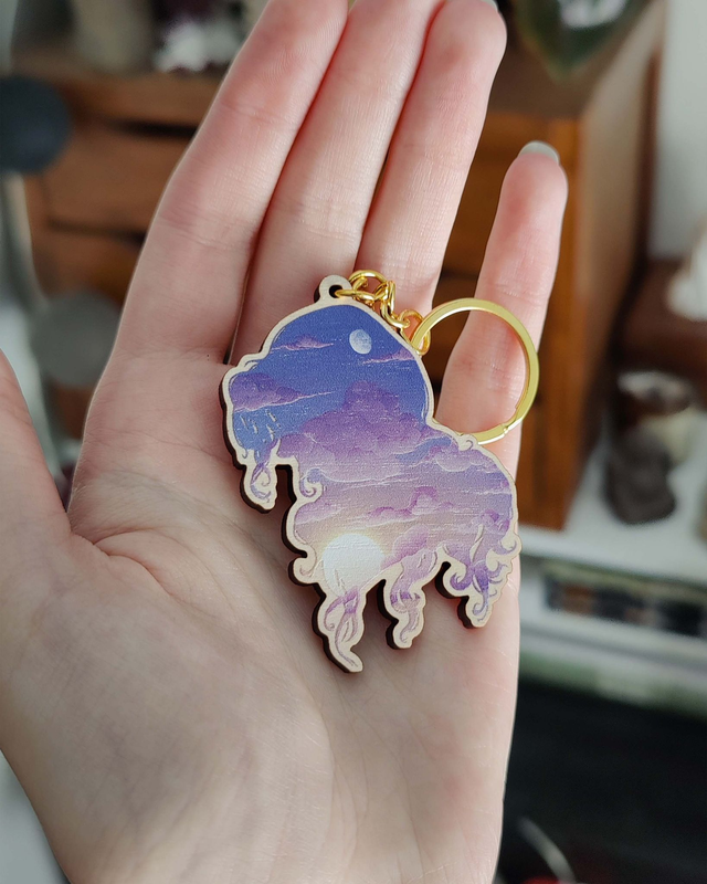 Porte-clé silhouette Aube