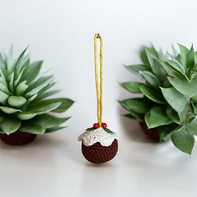 Crochet Christmas Puddings