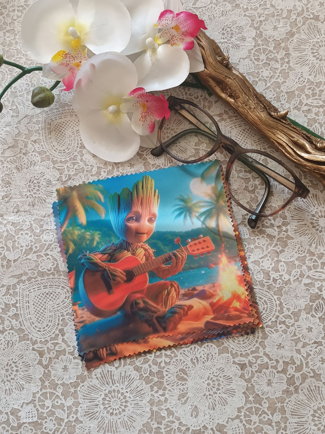 Chiffon Microfibre Groot Guitare