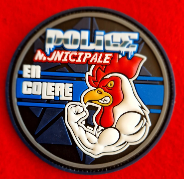 Patch pvc Police Municipale en colère