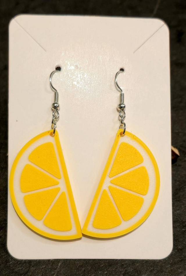 Boucles d'oreilles Citron