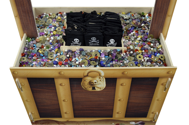 Pirate treasure, this is great fun. A bag full of goodies