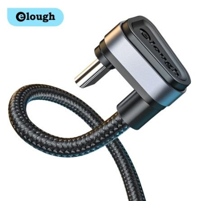 Elough USB tip C kabel za Samsung Xiaomi mi Redmi USB C kabel 2.4A Hitro polnjenje telefona Podatkovni kabel tipa C 180 stopinj USB C dolzina 1m