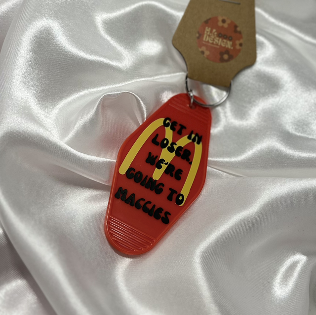 ‘Maccies’ Motel Keychain