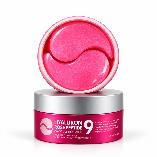 MEDI-PEEL Hyaluron Rose Peptide 9 Augenpads – 60 Stück