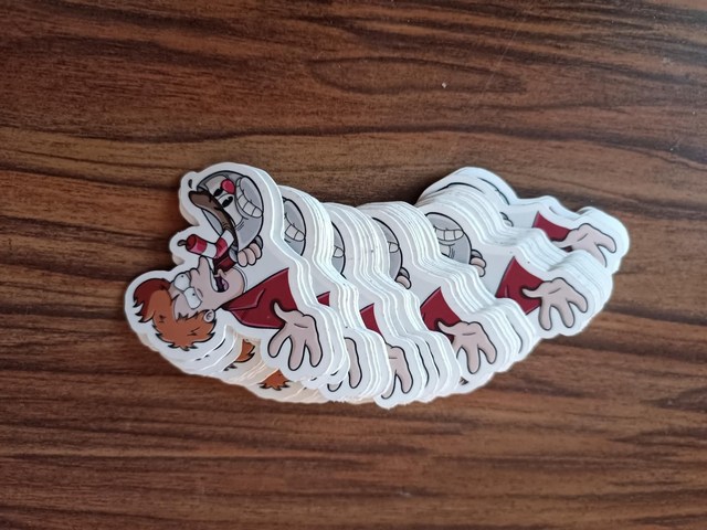 Autocollant Fry Cuphead