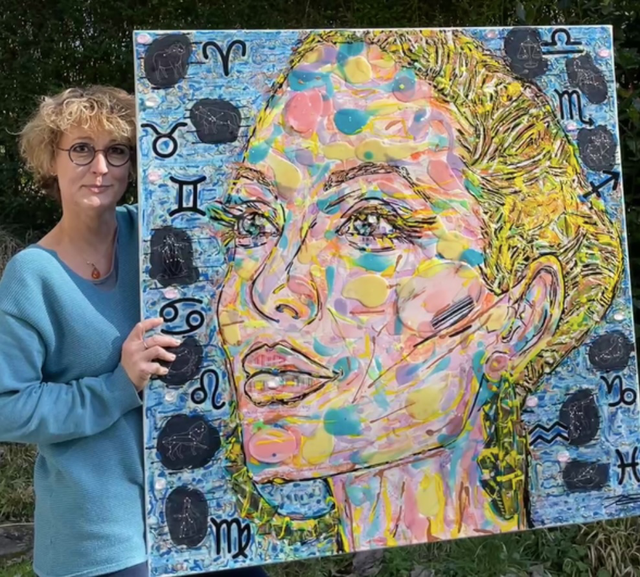 Zodiac - 100x100cm - 2025