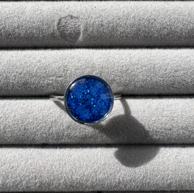 Blue Fusion Glow in the dark ring